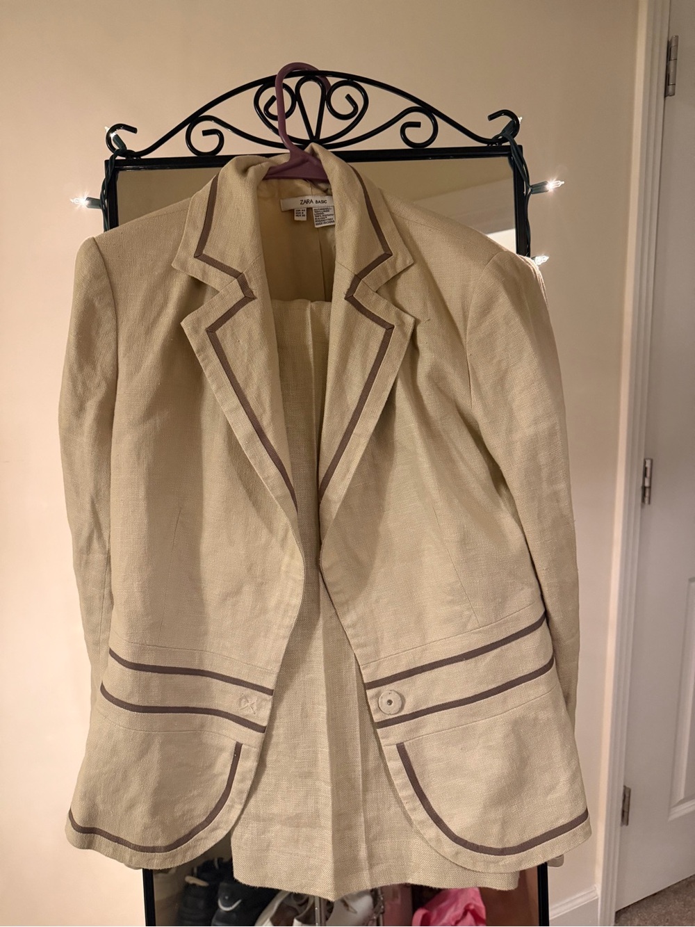 Zara Cream Suit